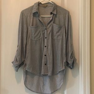 Juniors Pinstripe blouse